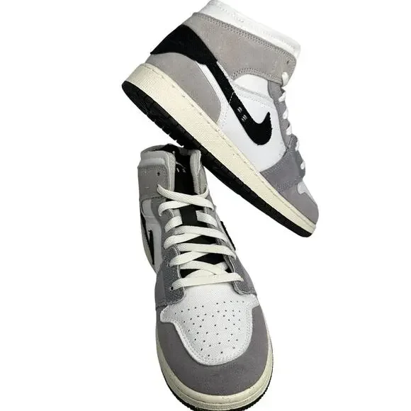 💎✨NEW IN BOX✨💎NIKE Jordan 1 MID SE Craft (GS) - Picture 3 of 10